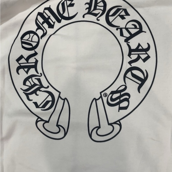chrome of hearts white hoodie zip up - Picture 2 of 6